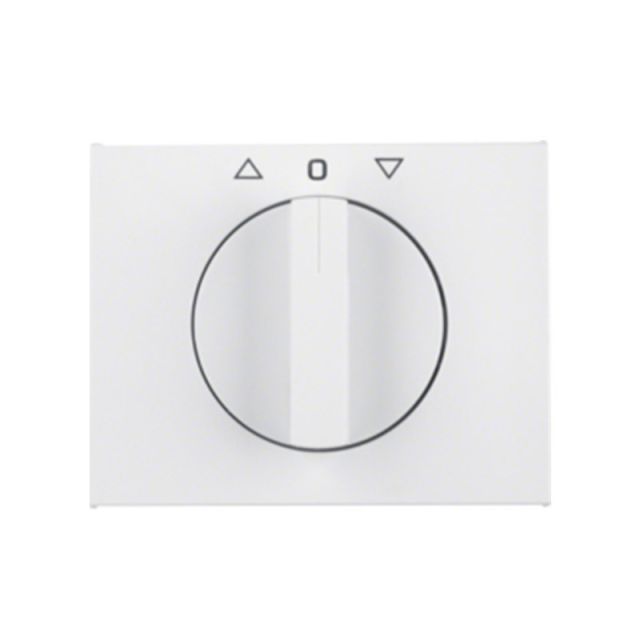 Berker K.1 Plate Rotary Shutters Switch White 1077710900