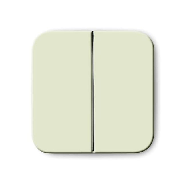 Reflex-Spring Switch Plate 2 Modules Ivory 2505-212 16970