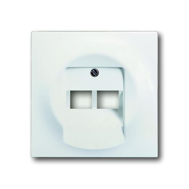 Impuls Telephone Plate 2 Modules White 1803-02-774 46093