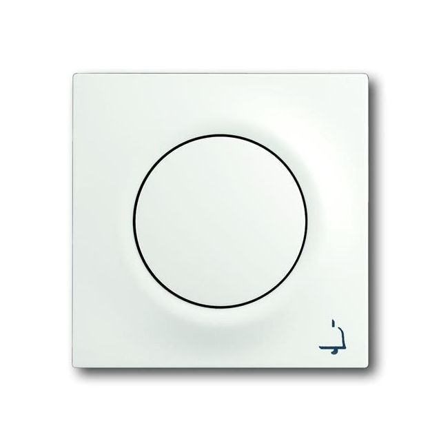 Impuls Push Button Plate with Symbol White 1789 KI-774 46097