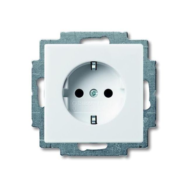 Basic55 2P+E Socket White 20 EUC-94 13173