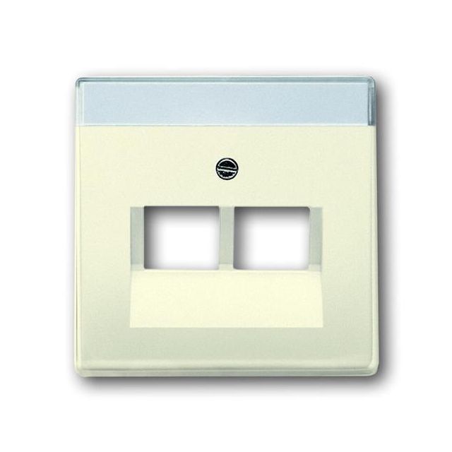Telephone Socket Plate Ivory 1803-02-82 26632