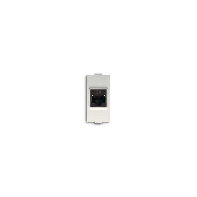 Chiara RJ45 CAT6 UTP Socket not Shielded White 48325