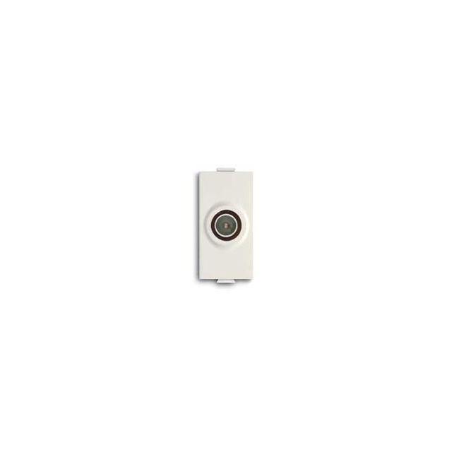 Chiara TV-SAT Socket Terminal without Passage 1 Module White 72053