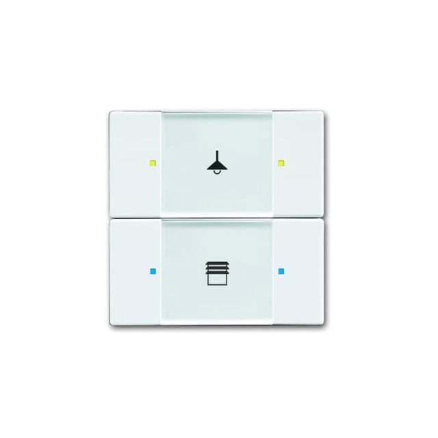 Multifunction Button KNX 2/4F 6126/02-84-500 White 47639