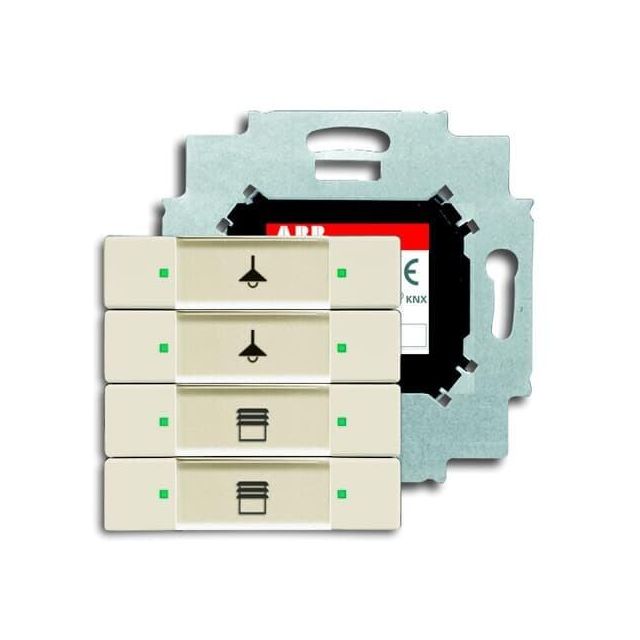 Button 4F 6127/01-82-500 Knx Ivory 47863