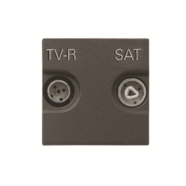Zenit TV/RD/SAT 2 Modules Terminal Socket Anthracite 702594