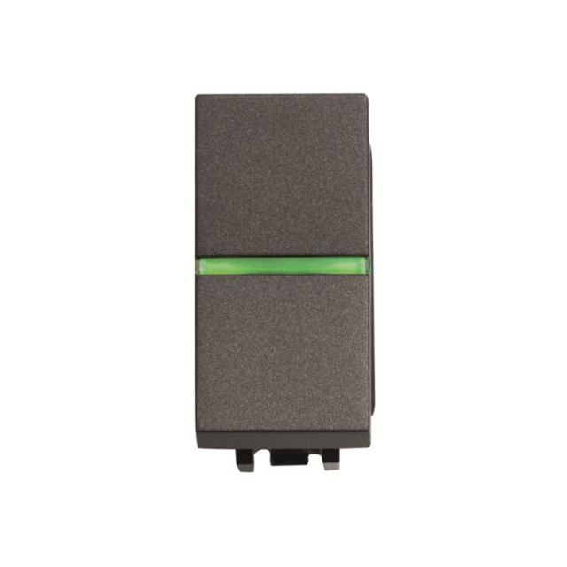 Zenit Illuminated Switch 1 Module Anthracite N2101.5 AN 702355