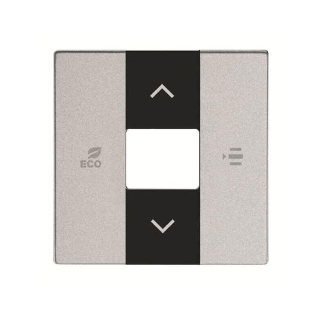 Zenit Thermostat Plate with RTC Symbols Silver CP-RTC-FC-N2 PL 704436