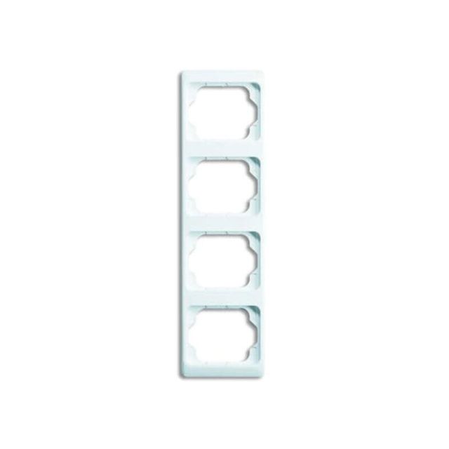 Alpha Frame 4 Gangs Vertical White 1734 KA-24G 19093