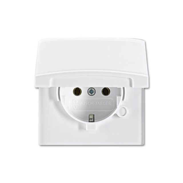 All Weather Socket Schuko Cover IP44 White 20EUGK-34 22225