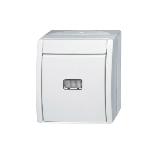 Ocean Wall Mounted Button with Lamp White 26181