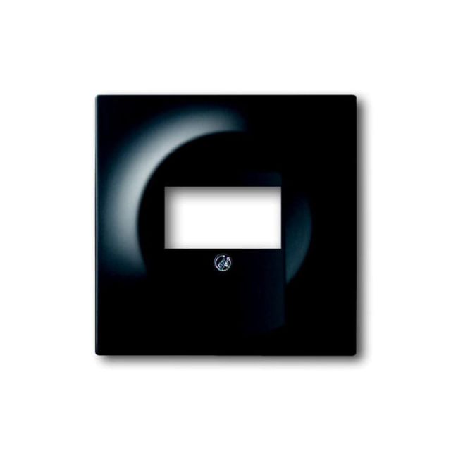 Impuls Plate with Opening Black Matt 1766-775 74483