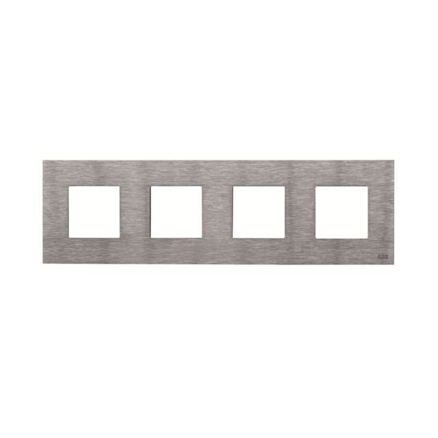 Zenit Frame 4 Gangs Inox Steel N2274 OX 702828