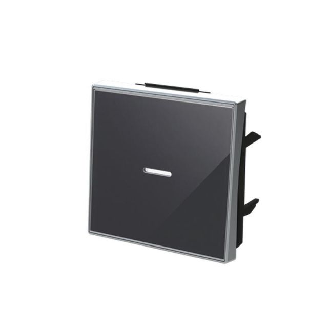 Sky Niessen Μετώπη Απλού με Οπή Μαύρο Γυαλί 8501.3CN 718705