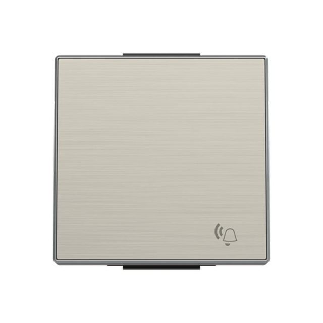 Sky Niessen Cover Plate with Bell Symbol Stainless Steel 8504AI 718710