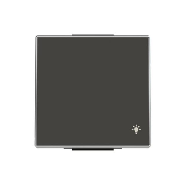 Sky Niessen Cover Plate with Light Symbol Black 8504.2NS 718718