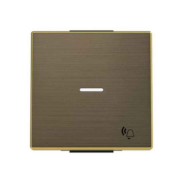 Sky Niessen Cover Plate with Bell Symbol and Lens Gold 8504.3OE 718732