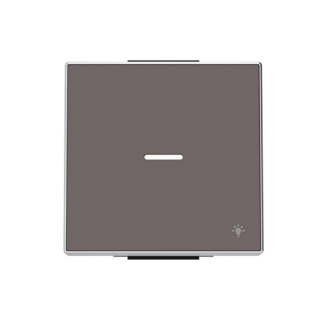 Sky Niessen Cover Plate with Light Symbol and Lens Taupe 8504.4TP 718738