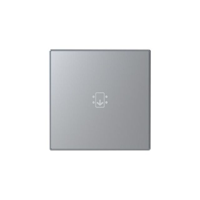 Sky Niessen Cover Plate for Keycard Switch with Lens Aluminium 8514PL 718755