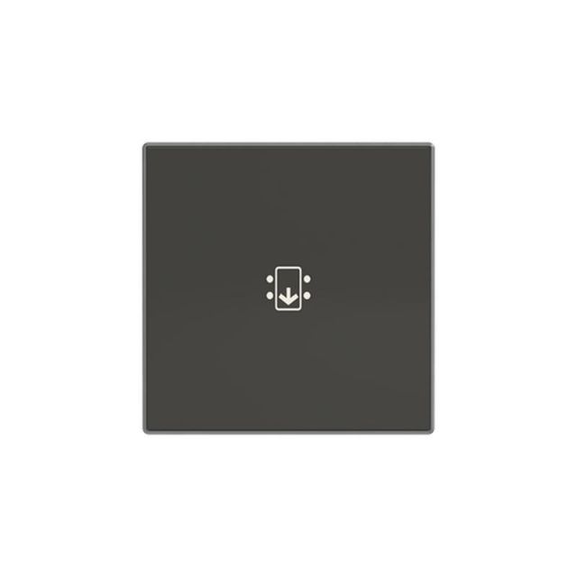 Sky Niessen Cover Plate for Keycard Switch with Lens Black 8514NS 718756