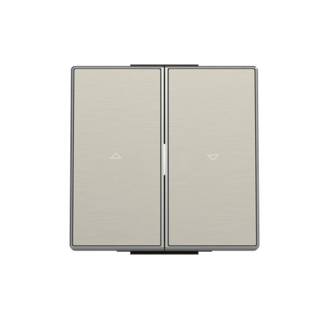 Sky Niessen Cover Plate for Roller Blind Switch Stainless Steel 8544AI 718769