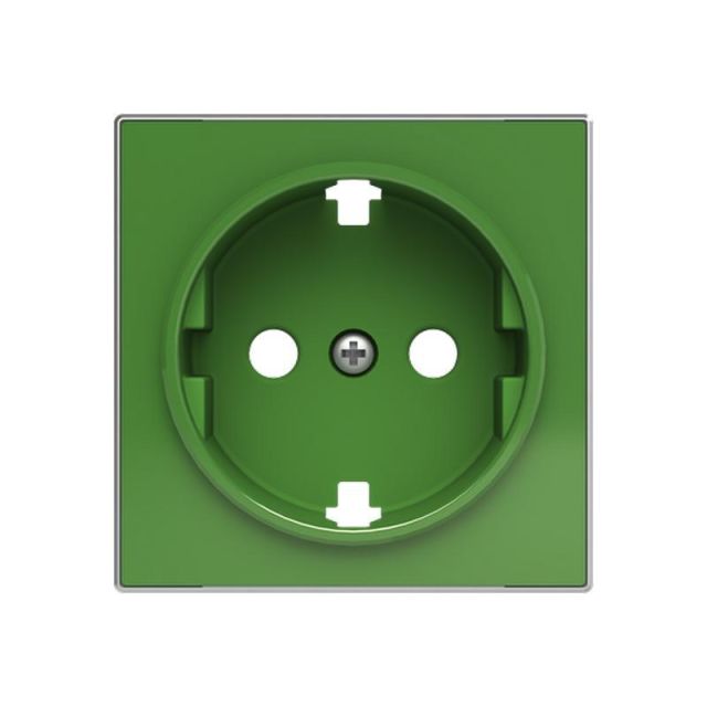 Sky Niessen Schuko Socket Cover Plate Green 8588VD 718794