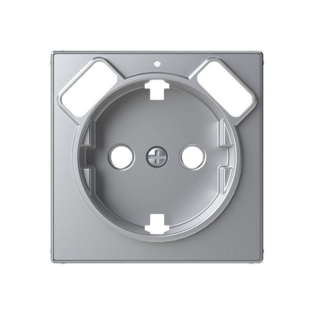Sky Niessen Cover Plate for Schuko Socket and 2xUSB Aluminium 8588.3PL 718807