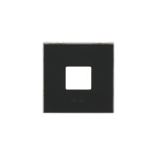 Sky Niessen Cover Plate for USB A+C Charger Black 8585NS 718817