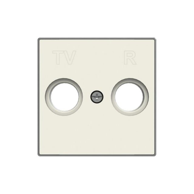Sky Niessen Double Cover Plate for TV/R Outlet White 8550BL 718824
