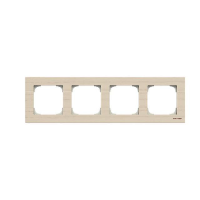Sky Niessen Cover Frame 4 Gangs Wood 8574 FR 718950
