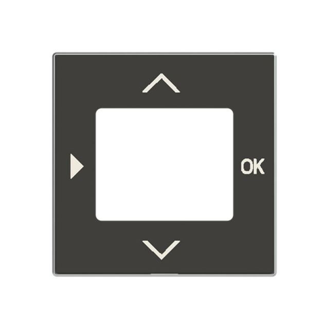 Sky Niessen Cover Plate for Digital Thermostat Black 8565.3 NS 720302