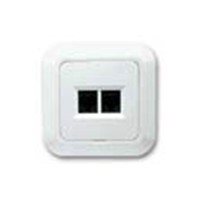 Πρίζα DATA CAT 5e-6 RJ45 Διπλή Λευκό Siros-575 71.08.26.100.01