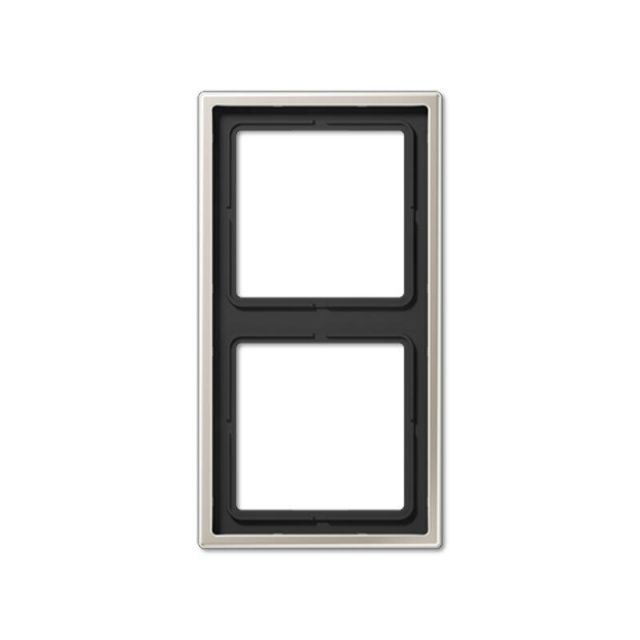 Jung Πλαίσιο 2 Θέσεων Stainless Steel ES2982