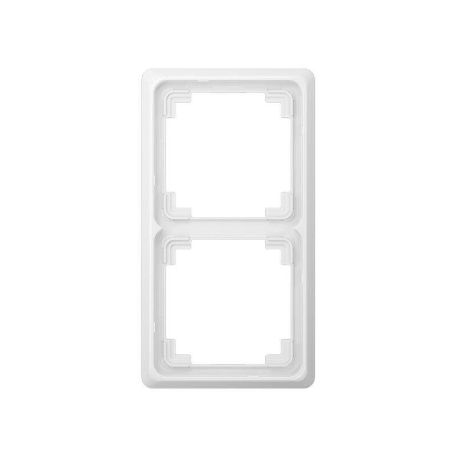 Basic55 Frame 2 Gangs Alpine White CDP582WW