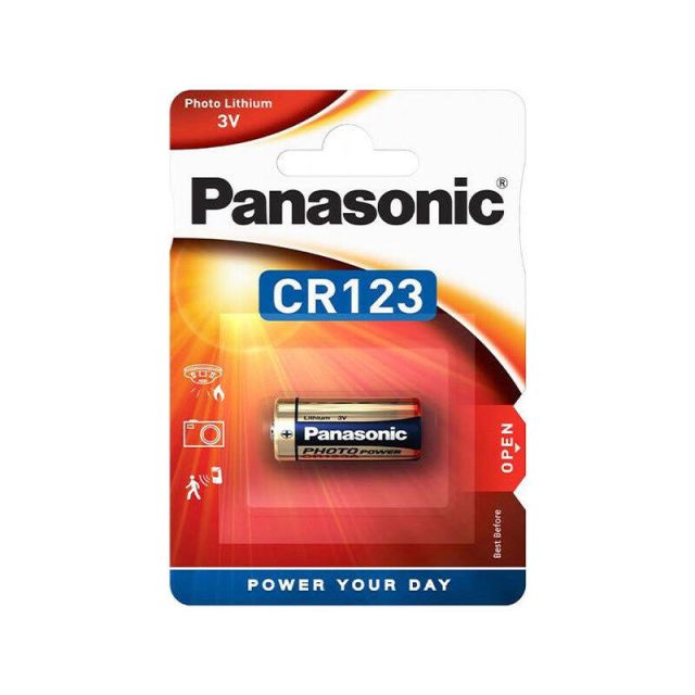 Lithium Battery  Photo Power Panasonic CR123/1BP