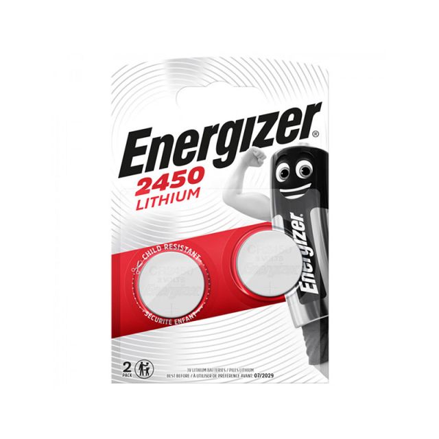 Lithium Battery Energizer CR2450 2pcs 016-5245