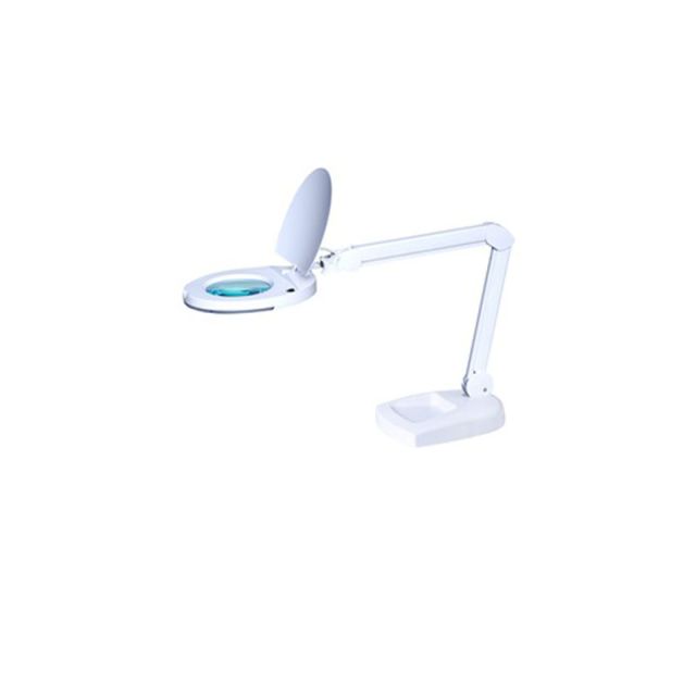 Tabletop LED Magnifying Glass (5X) 8W 650lm with Flap Pieces Set BYN 6025-8-6 01.049.0059