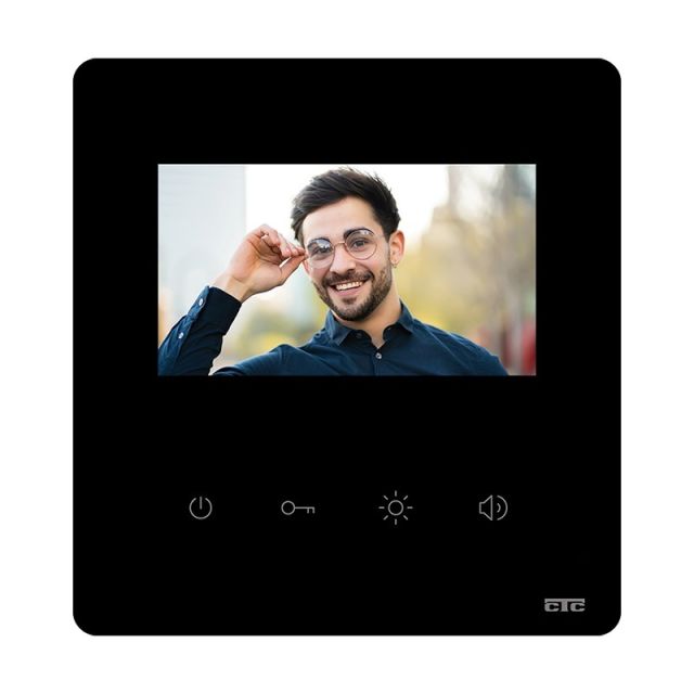 Θυροτηλεόραση Έγχρωμη 2 Καλωδίων 4.3" VHS 304 PRO Μαύρη 352240PRO