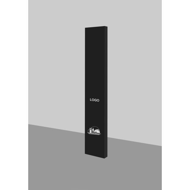 Στήλη Επιδαπέδιας Στήριξης 1 Φορτιστή Αυτοκινήτου με Logo 761518