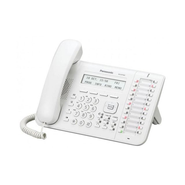 Panasonic Telephone Center Device 3 Line with Digital Screen KX-DT543NE--W