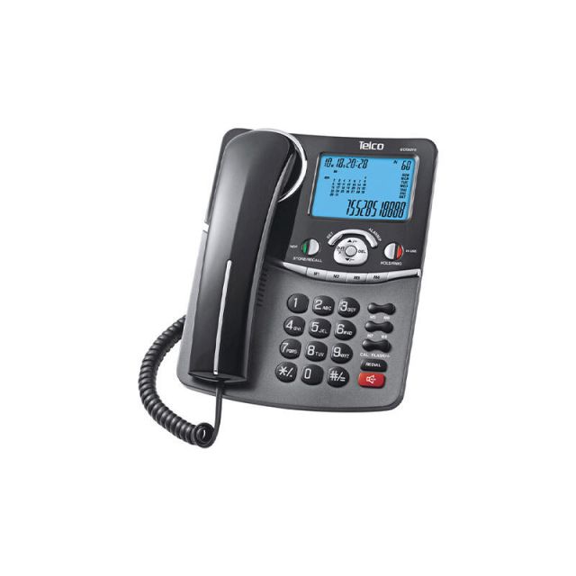 Wired Black Phone GCE-6216 Telco 010016