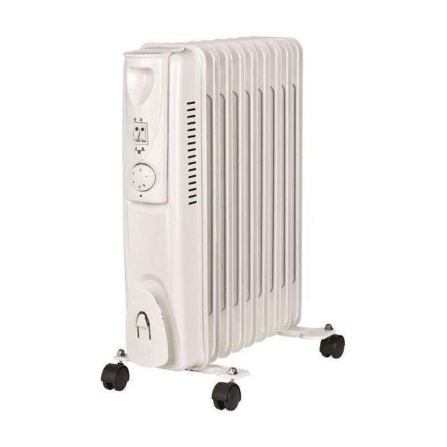 Oil Heater 9 Slices 2000W White 147-29460