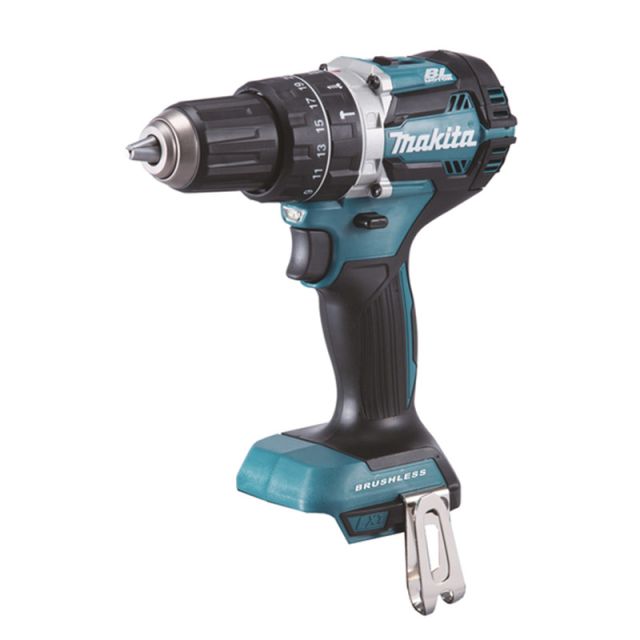 Percussive Drill Driver 18V BL Motor 13mm 60Nm DHP484ZJ (Without battery)
