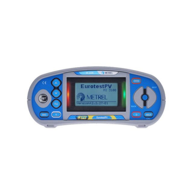 Electrical Installation Certification Instrument Eurotest PV Proset MI3108PS
