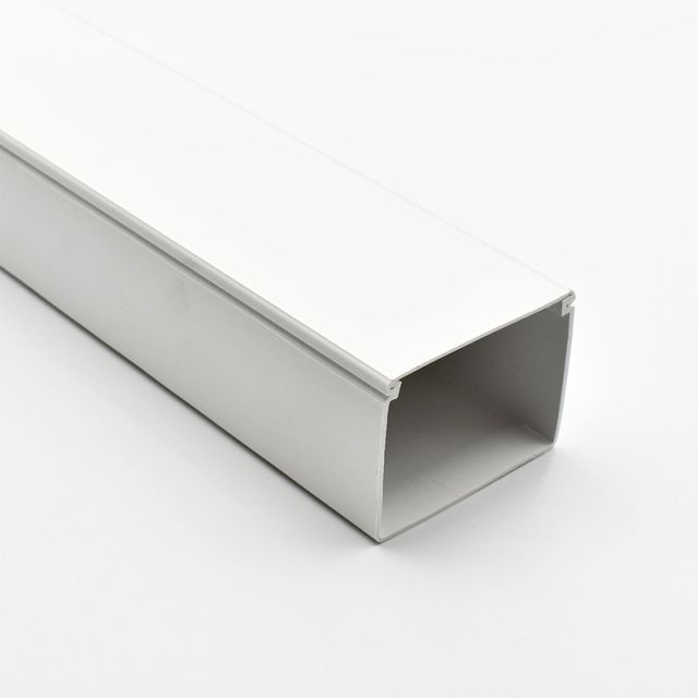 Κανάλι 80x60 PVC Λευκό 1121064080