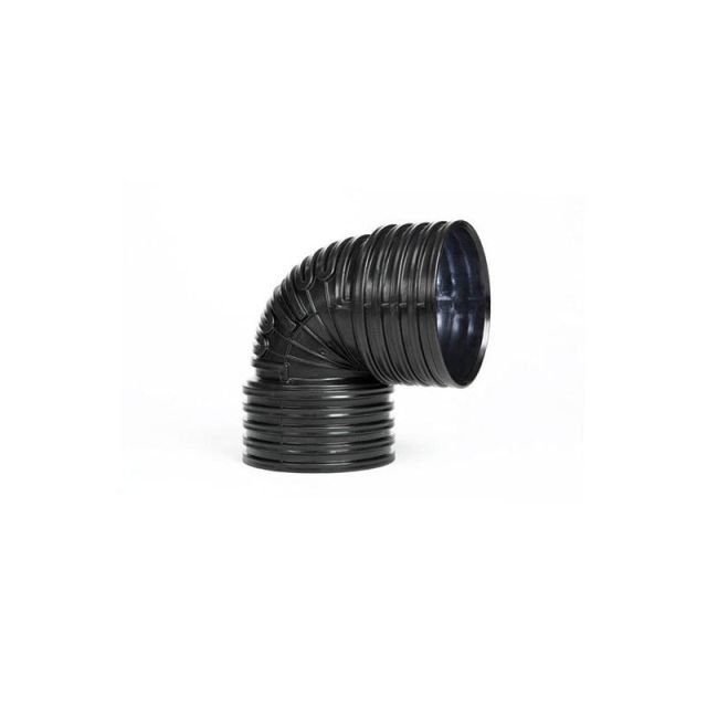 Γωνία 90° Φ160 Geosan Μαύρη 6106000