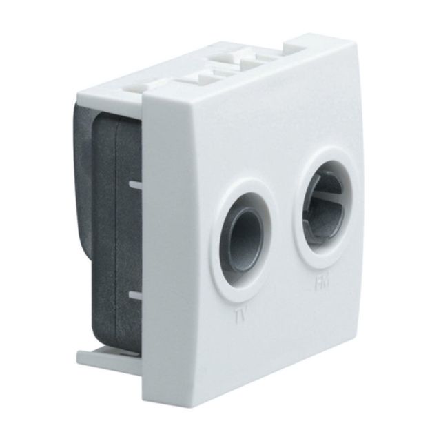 Systo 2P+E Socket 2 Modules Pure White WS161