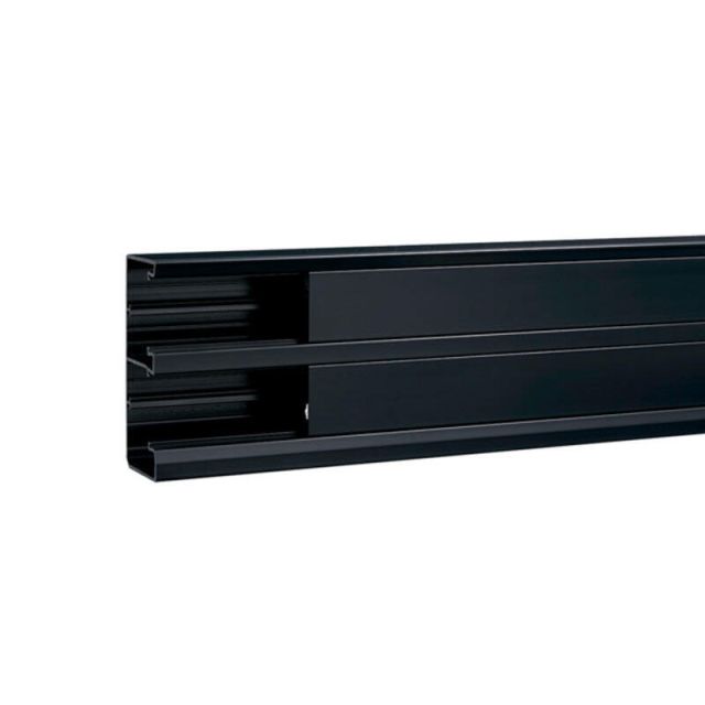 Trunking 134x54 with 2 Compartments Black TEHALIT GBD