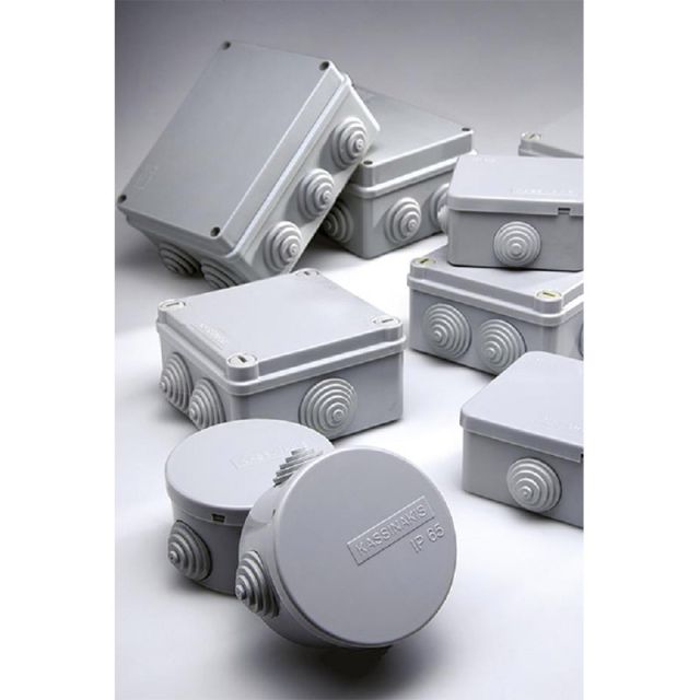 Junction Box Waterproof 100x100x45 Halogen Free 47841010